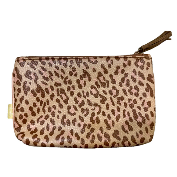 ipsy Handbags - Ipsy Pink Leopard Print Cosmetic Bag